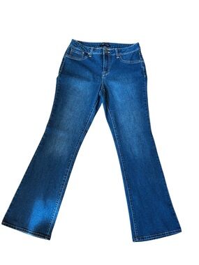 NWOT AZ -Denim Classic Blue Women's Stretch Slightly Flared Jeans, Size 12